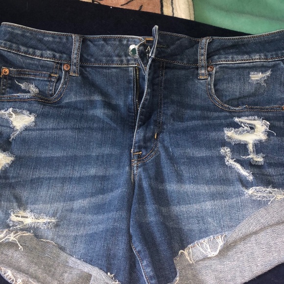 American Eagle Outfitters Pants - Ripped Jean Shorts